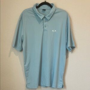 Oakley Men's Sky Blue Polo Shirt